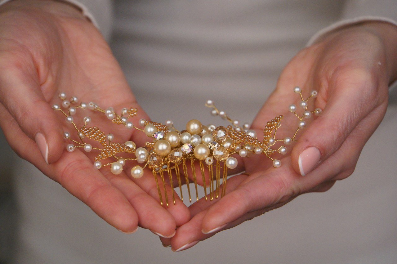 Авторские украшения для волос.&nbsp;Свадебный стилист Анна Ефимова : 