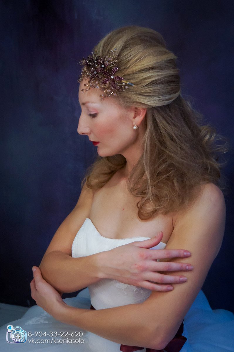 Авторские украшения для волос.&nbsp;Свадебный стилист Анна Ефимова : 