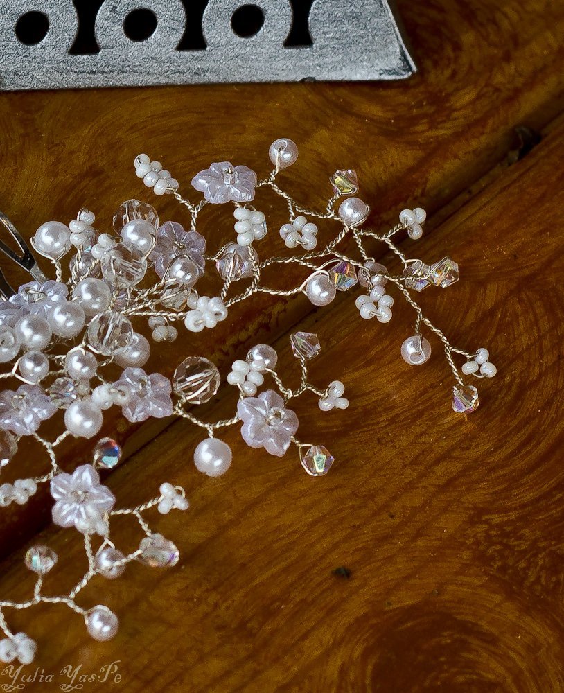 Авторские украшения для волос.&nbsp;Свадебный стилист Анна Ефимова : 