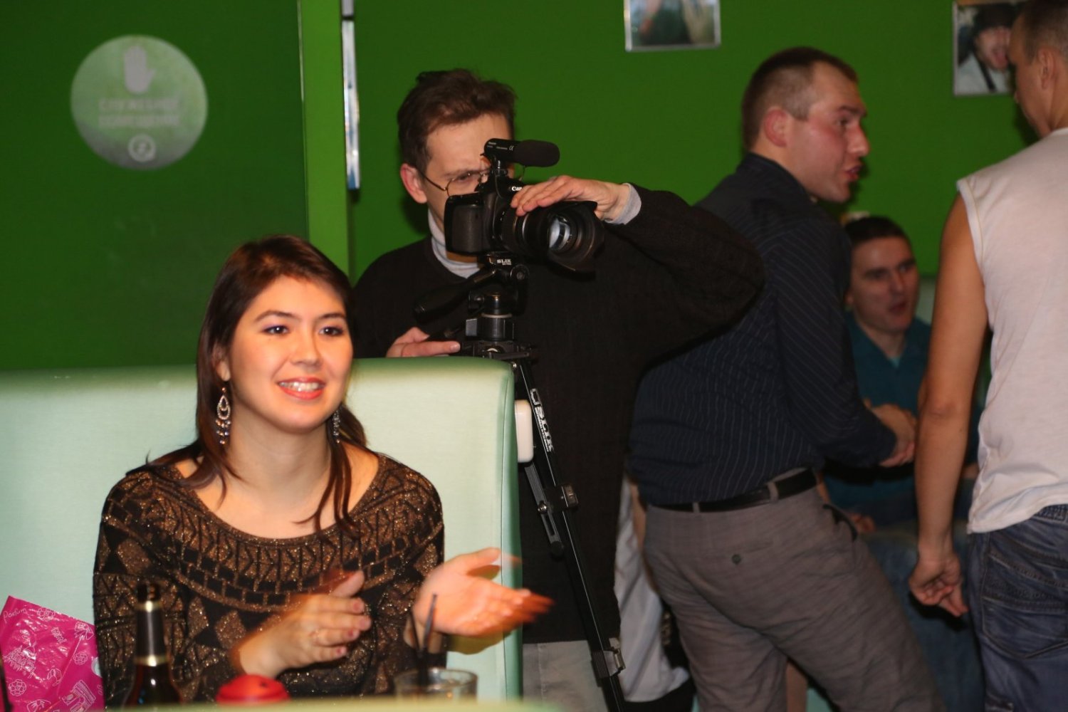 На съемке&nbsp;Видеограф Владимир Кулешов : 