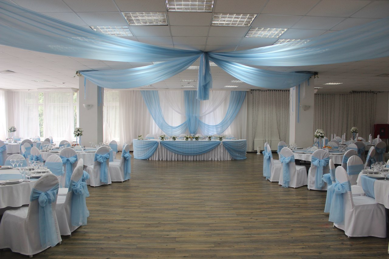 банкетные залы белый и фисташковый&nbsp;Загородный отель "Анива" : 