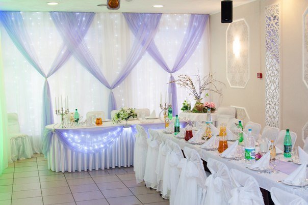 Варианты оформления зала&nbsp;Банкетный зал "В Двух Шагах" : 