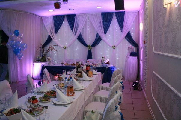 Варианты оформления зала&nbsp;Банкетный зал "В Двух Шагах" : 