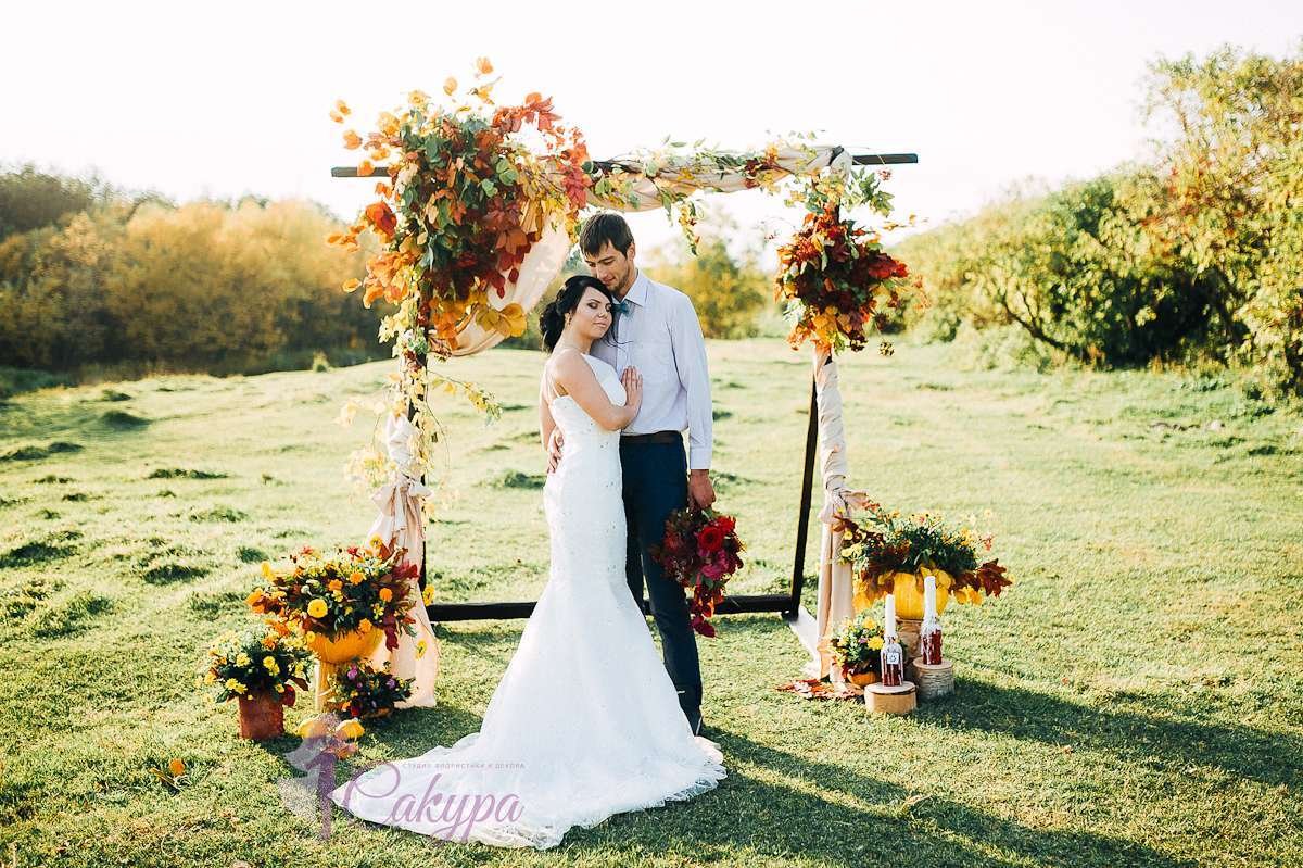 Выездная церемония&nbsp;Студия флористики и декора "Сакура" : 