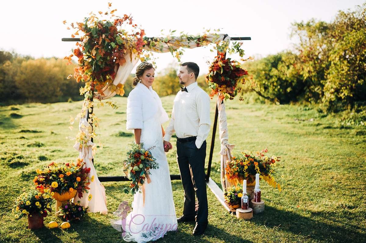 Выездная церемония&nbsp;Студия флористики и декора "Сакура" : 