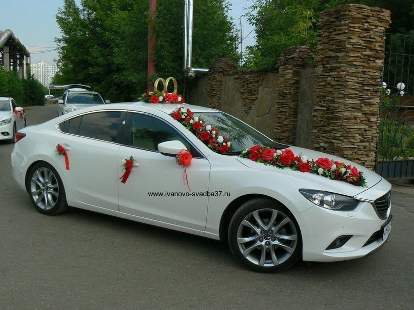 Машины на свадьбу Mazda-6&nbsp;"Свадебный Поезд" - лимузины, свадебные машины, украшения для авто. : 