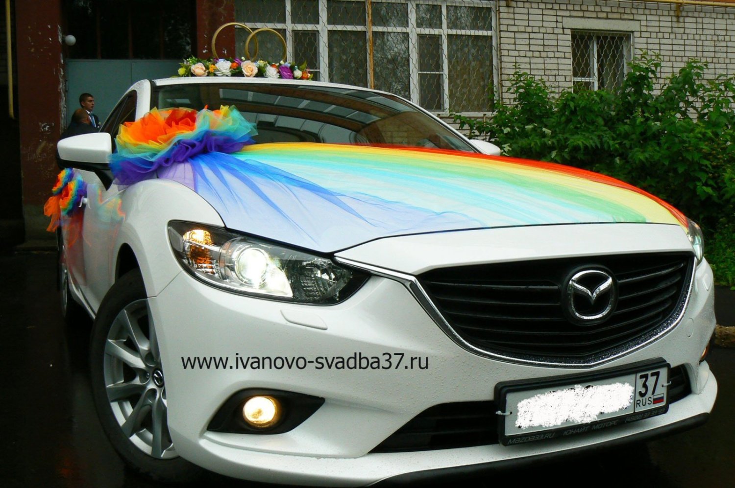 Машины на свадьбу Mazda-6&nbsp;"Свадебный Поезд" - лимузины, свадебные машины, украшения для авто. : 