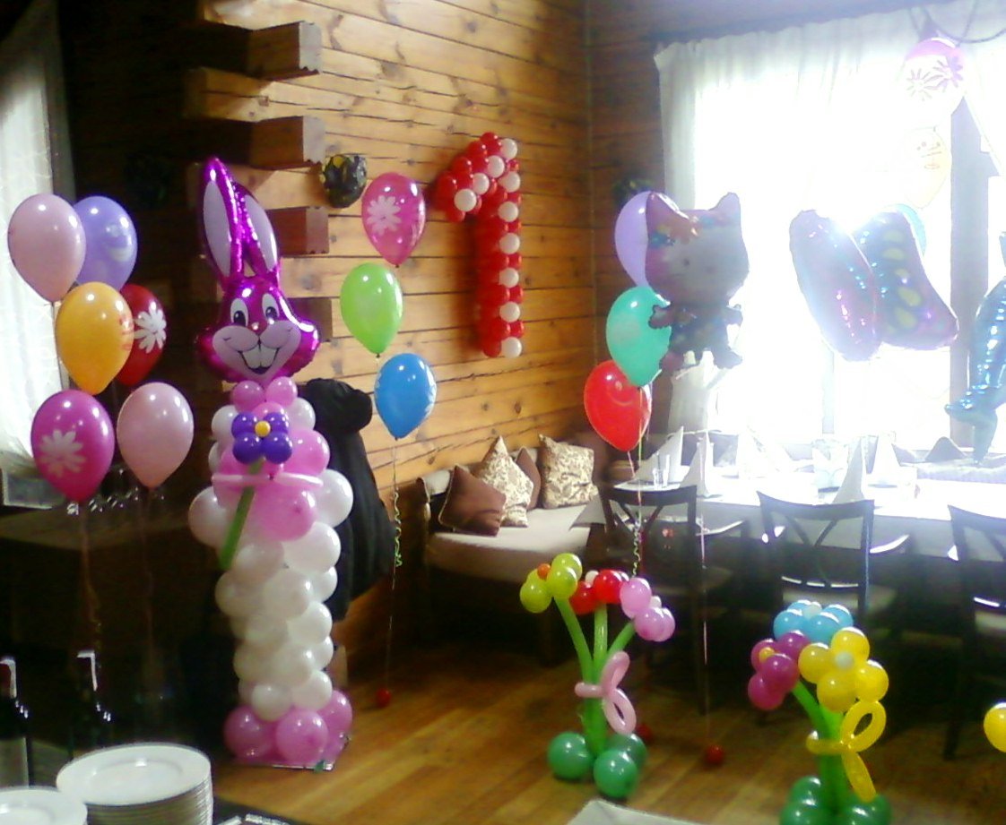 Детское оформление шарами&nbsp;Арлекин Шоу : 