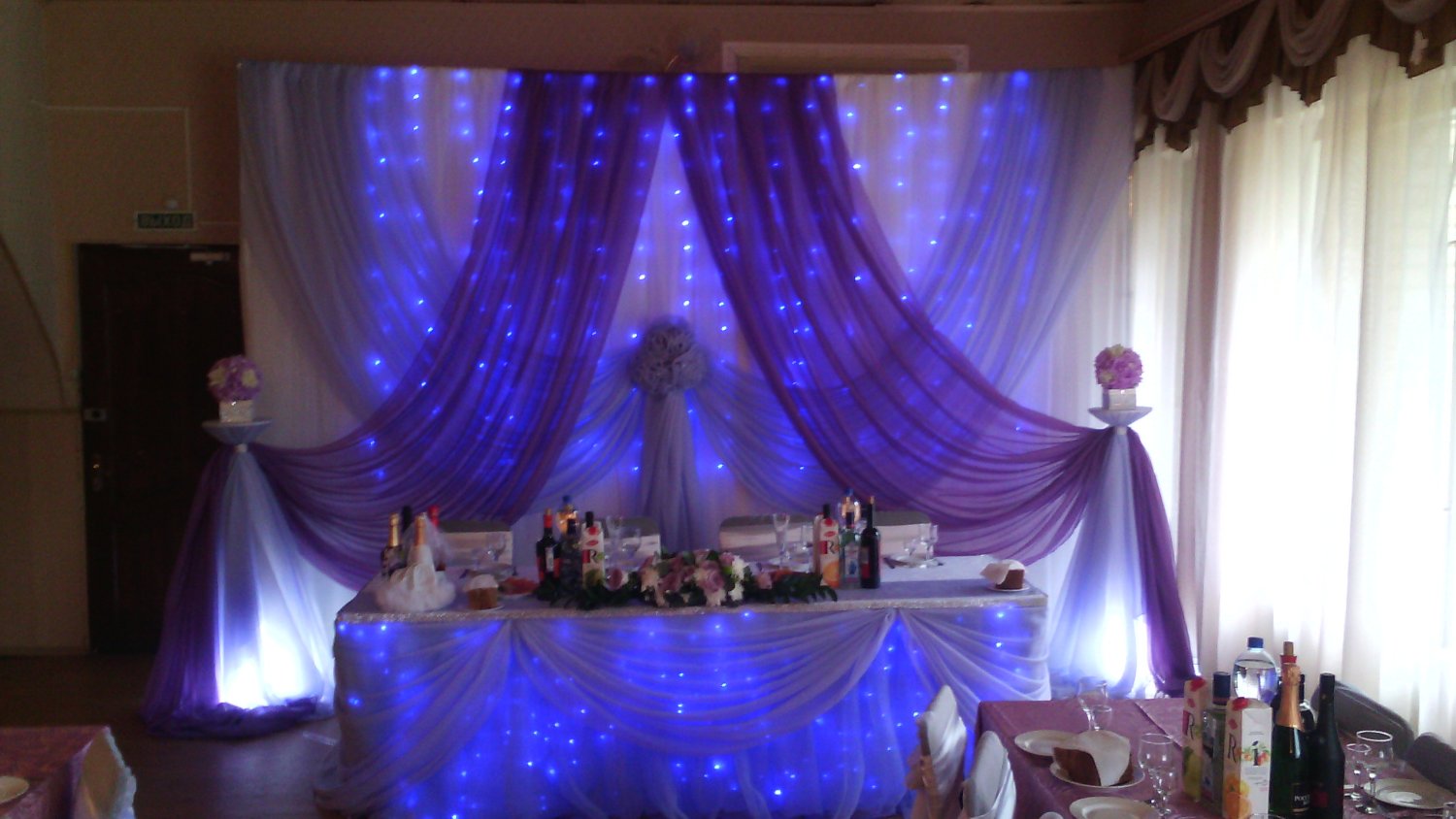 Украшение свадебного зала&nbsp;Мастерская праздника "Иманта Декори " : 