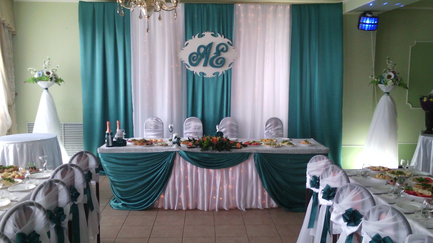 Украшение свадебного зала&nbsp;Мастерская праздника "Иманта Декори " : 