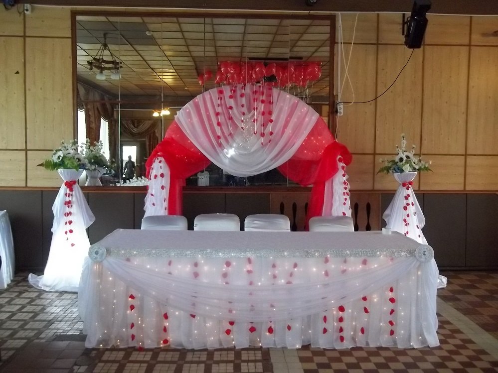 Украшение свадебного зала&nbsp;Мастерская праздника "Иманта Декори " : 