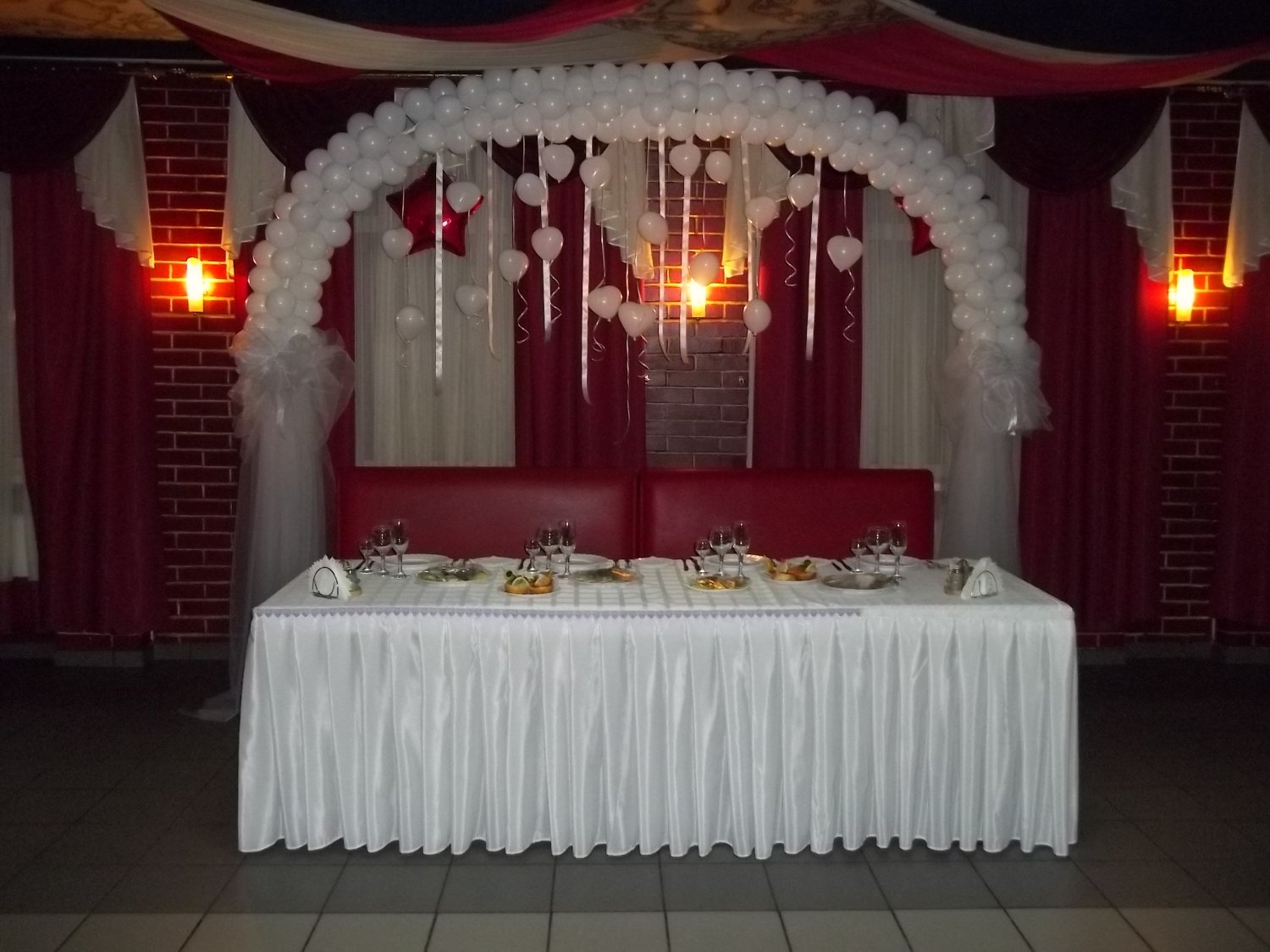 Украшение свадебного зала&nbsp;Мастерская праздника "Иманта Декори " : 