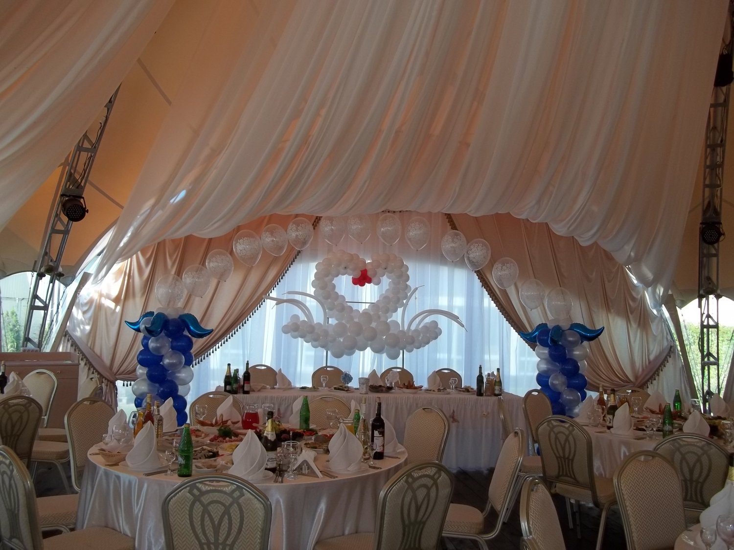 Украшение свадебного зала&nbsp;Мастерская праздника "Иманта Декори " : 