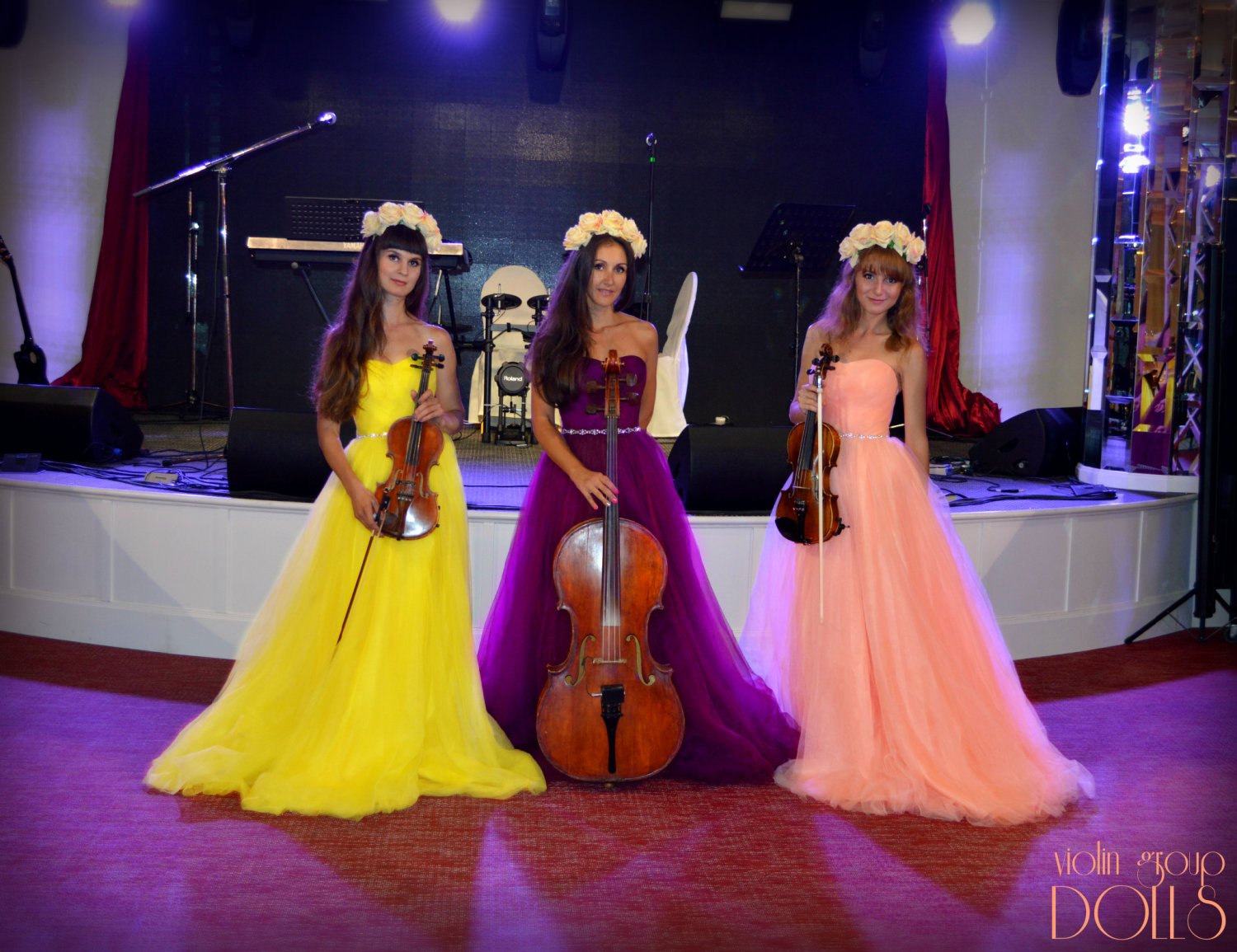 Струнная акустическая музыка&nbsp;Violin Group DOLLS - скрипичное шоу и фоновая музыка : 