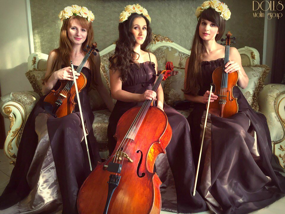 Струнная акустическая музыка&nbsp;Violin Group DOLLS - скрипичное шоу и фоновая музыка : 