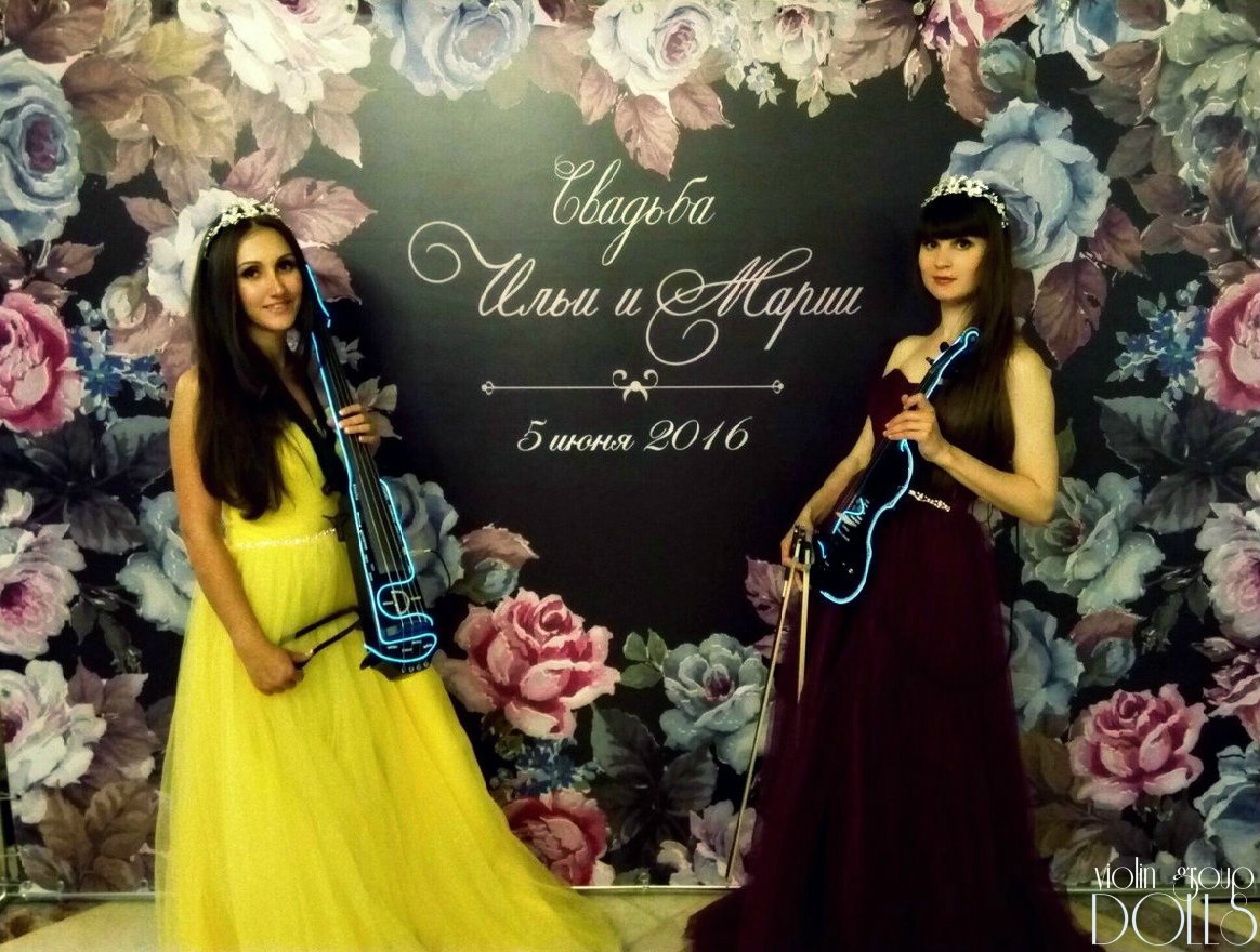 Инструментальное электро шоу&nbsp;Violin Group DOLLS - скрипичное шоу и фоновая музыка : 