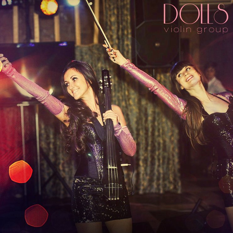 Инструментальное электро шоу&nbsp;Violin Group DOLLS - скрипичное шоу и фоновая музыка : 