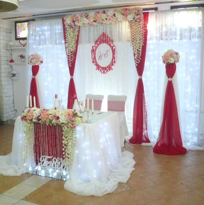 Оформление зоны молодоженов&nbsp;Декор свадьбы от А до Я : 