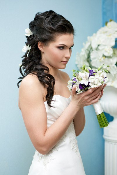 свадебная прическа и макияж&nbsp;Свадебный стилист  Natalia Shupinis : 