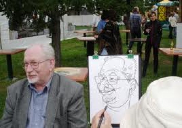 Шаржист за работой&nbsp;Шаржист на свадьбу! : 