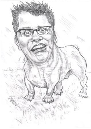 Шаржист за работой&nbsp;Шаржист на свадьбу! : 