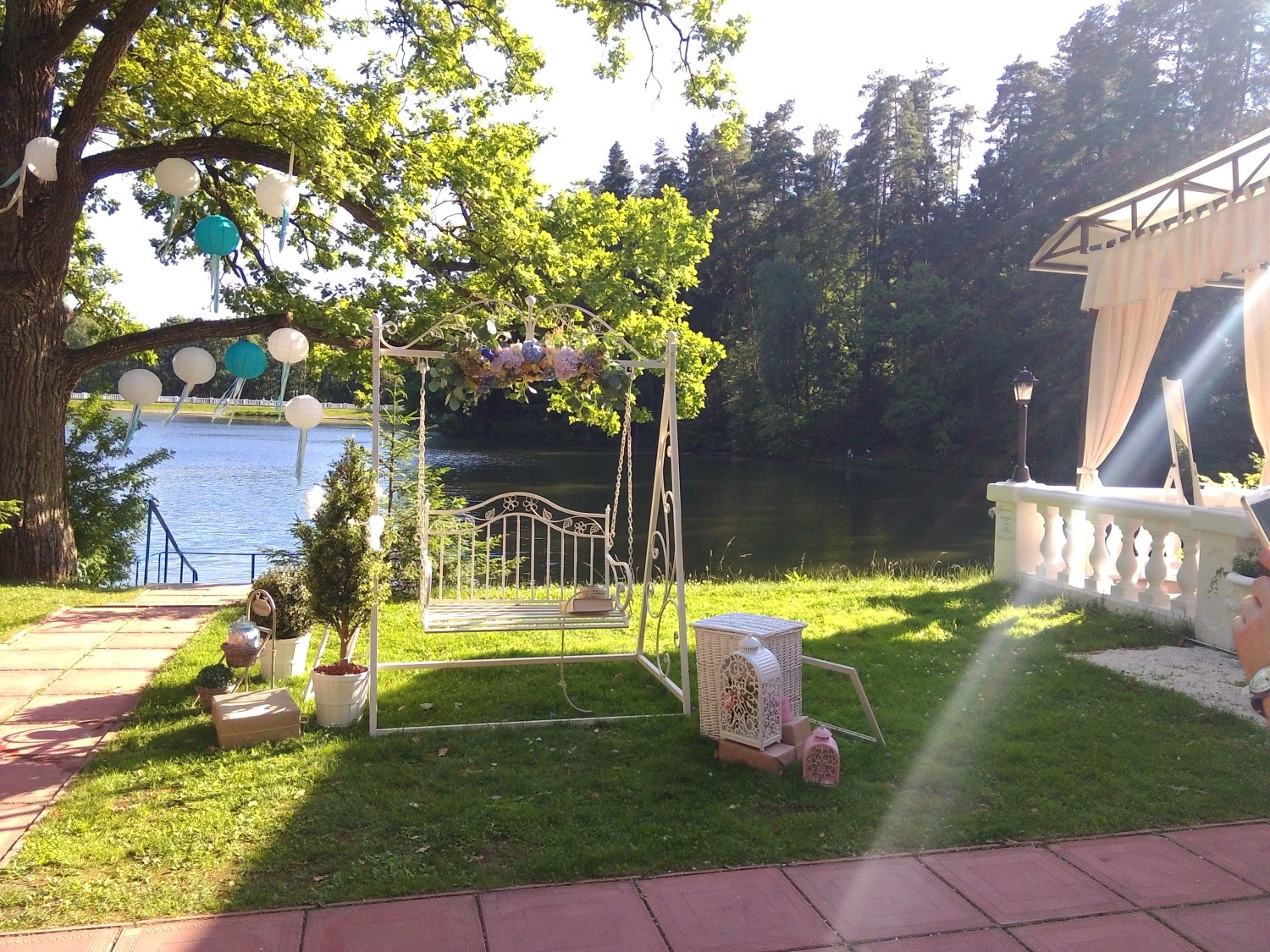 Свадьба у графского пруда&nbsp;Снегири свадебный отель : 