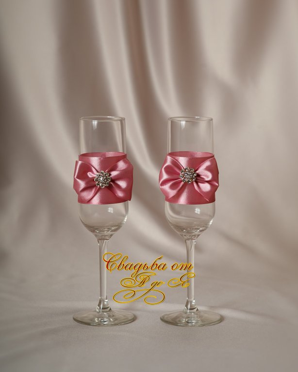 Свадебные бокалы для молодоженов&nbsp;Свадебные аксессуары, украшения, подарки и товары : 