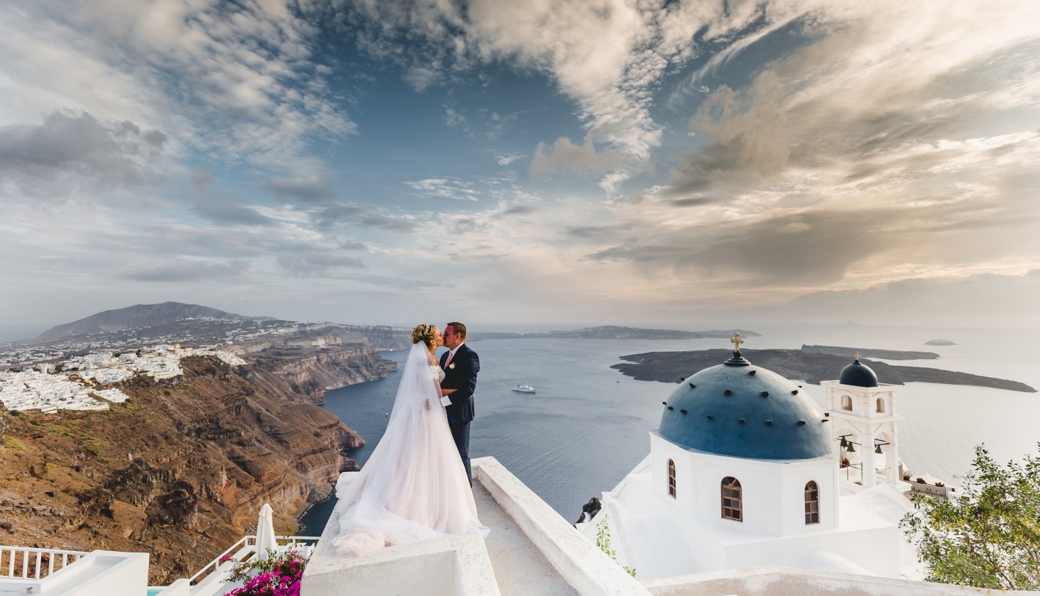 Портфолио&nbsp;Сказочные свадьбы на Санторини (Греция). Организатор «Свадебное Агентство Юлии Веселовой» : 